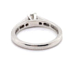 14CT WHITE GOLD THICKENED TOP DIAMOND DRESS RING VALUED @ $3099