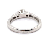 14CT WHITE GOLD THICKENED TOP DIAMOND DRESS RING VALUED @ $3099