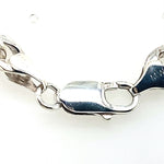 60CM SILVER SOLID CURB LINK CHAIN