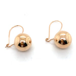 9CT ROSE GOLD EURO STYLE EARRING