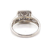 9CT WHITE GOLD SPLIT SHOULDER DIAMOND DRESS RING VALUED @ $3499