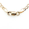 9CT YELLOW GOLD 50CM FLAT OPEN DIAMOND CUT CURB LINK CHAIN