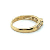9CT YELLOW GOLD THICKENED TOP STYLE DIAMOND DRESS RING VALUED @ $1899