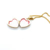 9CT YELLOW GOLD 40CM CURB LINK CHAIN WITH MY 1ST DIAMOND LOCKET