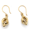 9CT YELLOW GOLD BALL CAGE DROP EARRING