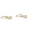 9CT YELLOW GOLD CULTURED PEARLS SET IN DROP STYLE EARRINGS