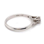 18CT WHITE GOLD & PALLADIUM DIAMOND DRESS RING VALUED @ $1799