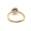 9CT YELLOW & WHITE GOLD DIAMOND DRESS RING VALUED @ $1799