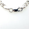 56CM SILVER SOLID CURB LINK CHAIN