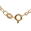 9CT YELLOW GOLD 48CM OPEN CURB LINK CHAIN