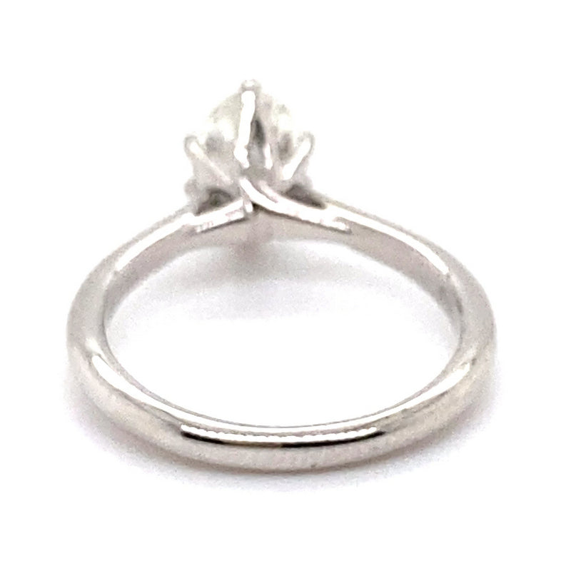 14CT WHITE GOLD FLOW UP STYLE LAB GROWN DIAMOND RING VALUED @ $2499