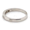9CT WHITE GOLD CHANNEL SET DIAMOND DRESS RING