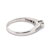 18CT WHITE GOLD THICKENED TOP STYLE DIAMOND DRESS RING VALUED @ $3699