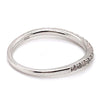 18CT WHITE GOLD FITTED THICKENED TOP STYLE DRESS RING VALUED @ $1799