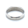 9CT WHITE GOLD THICKENED TOP MENS DRESS RING VALUED @ $1799