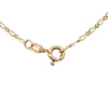9CT YELLOW GOLD 1+1 FIGARO LINK 42CM CHAIN WITH DIAMOND IN PENDANT TW 2.3g
