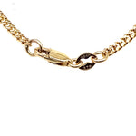 9CT YELLOW GOLD 46CM CURB LINK CHAIN TW 5.6g