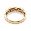9CT YELLOW GOLD CHANNEL SET DIAMOND DRESS RING TW 2g