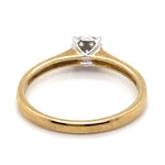 9CT YELLOW & WHITE GOLD DIAMOND CLUSTER DRESS RING VALUED @ $999