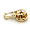 9CT YELLOW GOLD BEZEL SET CITRINE PENDANT TW 0.9g