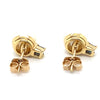 18CT YELLOW GOLD PEARL & SAPPHIRE STUD EARRING VALUED @ $2299