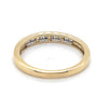 10CT YELLOW GOLD CHANNEL SET DIAMOND DRESS RING