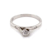 18CT WHITE GOLD & PALLADIUM DIAMOND DRESS RING VALUED @ $1799