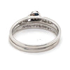 9CT WHITE GOLD WRAP AROUND STYLE BRIDAL SET VALUED @ $1499