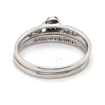 9CT WHITE GOLD WRAP AROUND STYLE BRIDAL SET VALUED @ $1499