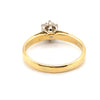 18CT YELLOW & WHITE GOLD FLOW UP STYLE DIAMOND DRESS RING VALUED @ $9999