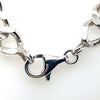 46CM SILVER SOLID CURB LINK CHAIN