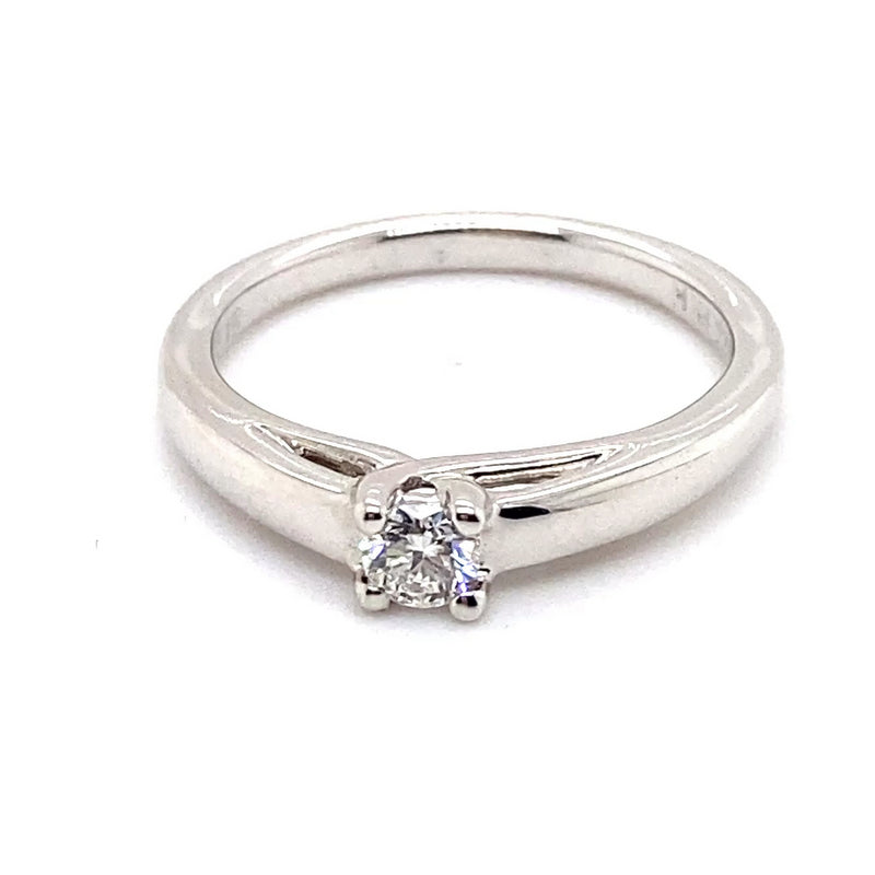 9CT WHITE GOLD FLOW UP STYLE DIAMOND DRESS RING VALUED @ $1599