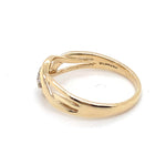 10CT YELLOW GOLD DIAMONDS SET IN THE MARQUISE SHAPE DRESS RING