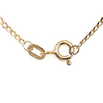 9CT YELLOW GOLD 50CM CURB LINK CHAIN