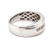 10CT WHITE GOLD THICKENED TOP CHANNEL SET DIAMOND DRESS RING VALUED @ $1599
