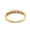 14CT YELLOW GOLD CHANNEL SET DIAMOND DRESS RING