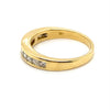 18CT YELLOW GOLD CHANNEL SET DIAMOND DRESS RING VALUED @ $3599