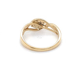 10CT YELLOW GOLD DIAMONDS SET IN THE MARQUISE SHAPE DRESS RING