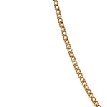 9CT YELLOW GOLD 61CM FINE CURB LINK CHAIN