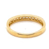18CT YELLOW GOLD CHANNEL SET DIAMOND DRESS RING VALUED @ $1899