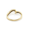9CT YELLOW GOLD CHANNEL SET DIAMONDS IN FITTED WEDDING RING