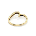 9CT YELLOW GOLD CHANNEL SET DIAMONDS IN FITTED WEDDING RING