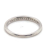 18CT WHITE GOLD CHANNEL SET DIAMOND DRESS RING VALUED @ $1699
