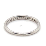 18CT WHITE GOLD CHANNEL SET DIAMOND DRESS RING VALUED @ $1699