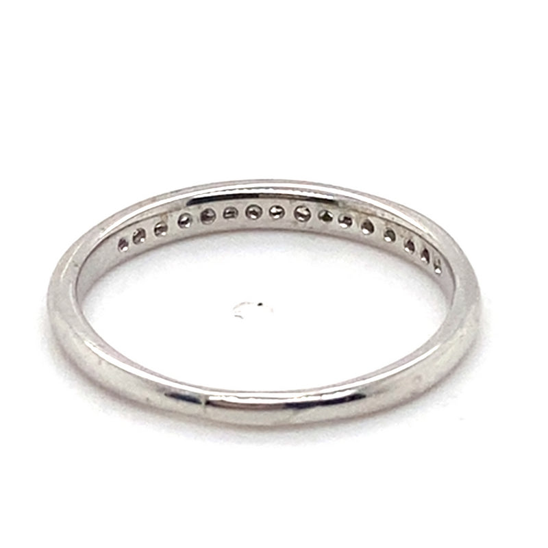18CT WHITE GOLD CHANNEL SET DIAMOND DRESS RING VALUED @ $1699