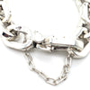 22CM SILVER SOLID CABLE LINK BRACELET