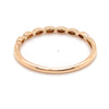 14CT ROSE GOLD DIAMONDS SET IN MARQUISE SHAPED SETTING DRESS RING