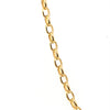 9CT YELLOW GOLD 45CM OVAL BELCHER LINK CHAIN