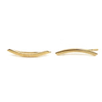 10CT YELLOW GOLD DROP BAR WITH SHEPHERD HOOK EARRINGS