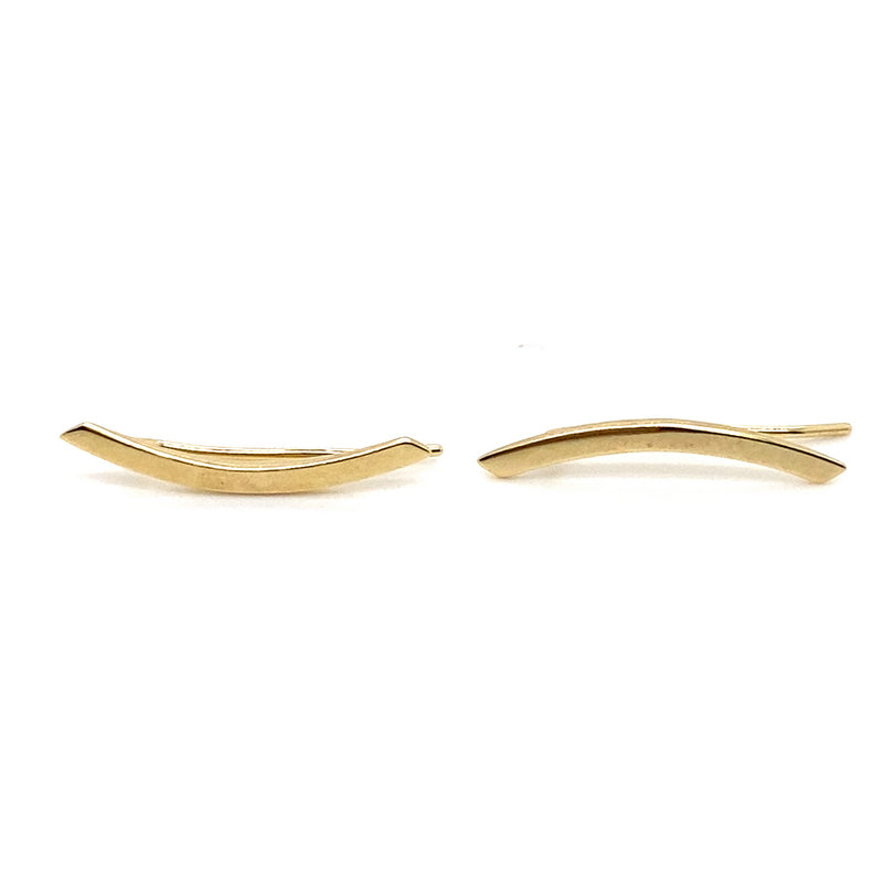10CT YELLOW GOLD DROP BAR WITH SHEPHERD HOOK EARRINGS